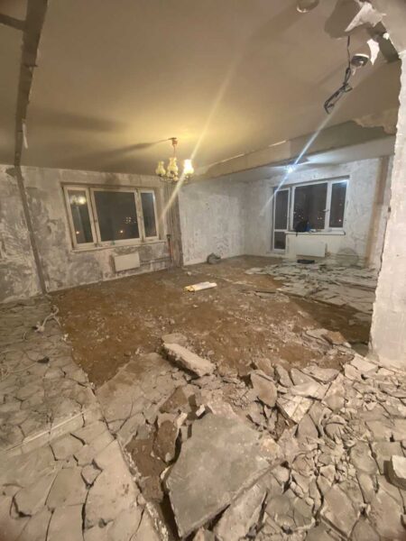 Демонтаж стен и перегородок